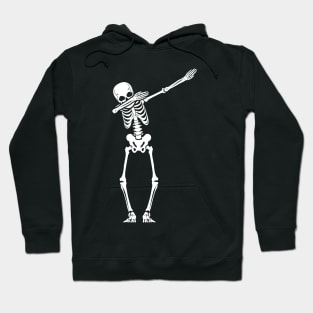 Dabbing Skeleton Dab Pose Hip Hop Skull and Bones Hoodie